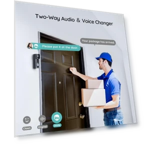 2K HD Wireless Doorbell Camera — Smart Home Security, BOIFUN