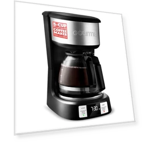 5-Cup Programmable Drip Coffee Maker — Coffee Makers, Gourmia