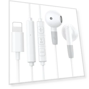 HiFi Stereo Earphones with Mic & Volume Control — In-Ear Headphones, Tapo