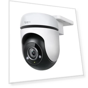 Outdoor Wired Pan/Tilt Security Wi-Fi Camera — Security Cameras, TP-Link