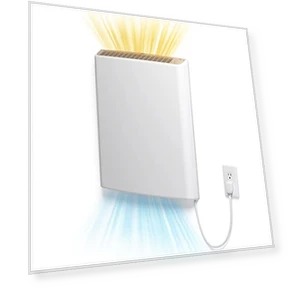 Plug-in Electric Panel Wall Heater — Portable Heating Solutions, ENVI