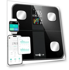 Smart Scale for Body Weight and Fat Percentage — Body Composition Analysis, runstar