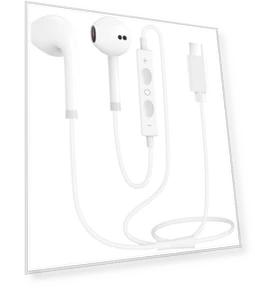 Wired Earphones with USB-C Connector — In-Ear Headphones, Lanteso