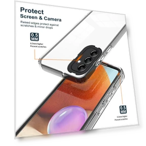 3-in-1 Transparent Back Cover Anti-scratch Phone Case — Screen Protectors, Smartwatch 2025
