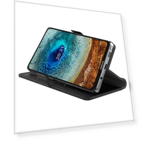 Built-in Mirror PU Leather Phone Case with Card Holder — Smartwatch Protectors, Smartwatch 2025