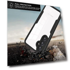 Clear Acrylic+TPU Phone Case with PET Screen Film — Screen Protectors, Smartwatch 2025