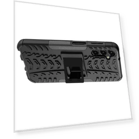 Cool Tire Texture Kickstand Drop-proof Phone Case — Phone Accessories, Smartwatch 2025