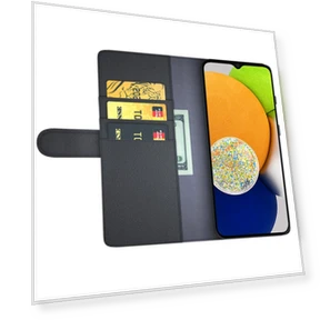 Genuine Split Leather Phone Cover with Wallet Stand — Phone Accessories, Smartwatch 2025