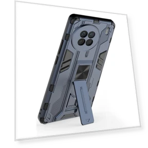 Hard PC Soft TPU Dual Layer Anti-Drop Phone Case with Kickstand — Basic Cases, Smartwatch 2025
