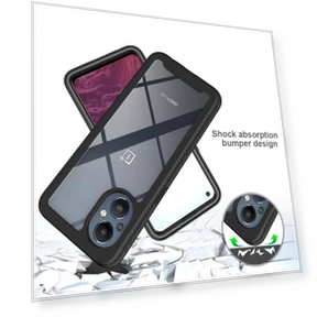 Hard PC+Soft TPU Hybrid Case with PET Screen Protector — Phone Accessories, Smartwatch 2025