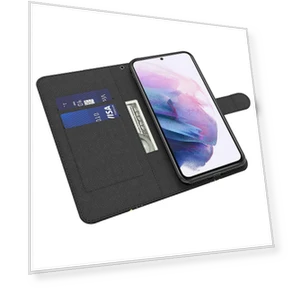 Leather Stand Case with Full Protection — Phone Accessories, Smartwatch 2025
