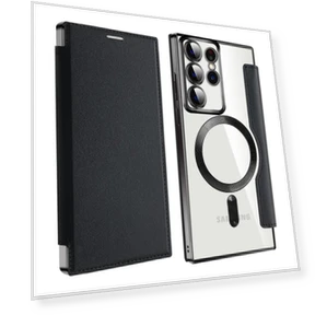 Leather+TPU Phone Case with RFID Blocking and MagSafe Compatibility — Phone Accessories, Smartwatch 2025