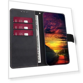 Leather Wallet Phone Cover with RFID Blocking — Passport Wallets, Smartwatch 2025