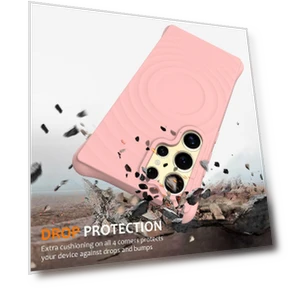 Magnetic Case Ripple Texture Anti-drop Liquid Silicone Phone Cover — Phone Accessories, Smartwatch 2025