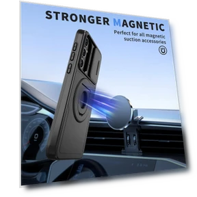Magnetic Kickstand Phone Cover with Slide Lens Lid — Phone Accessories, Smartwatch 2025