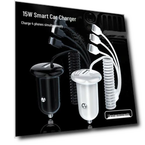 Multi-Function 3-Port Car Charger — Vehicle Power Solutions, Deals Depot