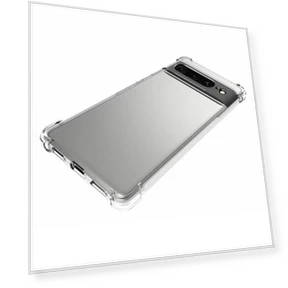 Non-slip Phone Case Anti-scratch Thickened Four Corner Transparent TPU Cover — Screen Protectors, Smartwatch 2025