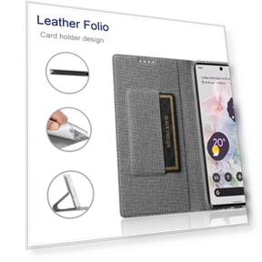 Protective Book Case with Auto-Close Magnet, Card Holder and Stand — Smartwatch Protectors, Smartwatch 2025