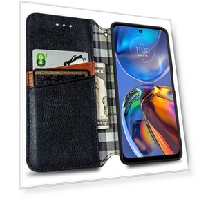 PU Leather Case Rhombus Imprint Wallet Stand Phone Cover — Phone Accessories, Smartwatch 2025