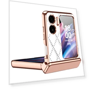 PU Leather Coated PC Anti-drop Phone Case with Magnetic Hinge Cover — Flip Cases, Smartwatch 2025