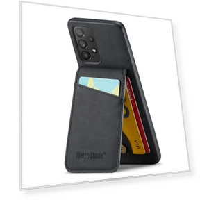 PU Leather+TPU Kickstand Shell RFID Blocking Card Holder Phone Case — Phone Accessories, Smartwatch 2025
