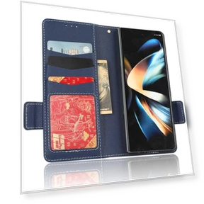 PU Leather Wallet Case with Stand and Pen Holder — Phone Accessories, Smartwatch 2025