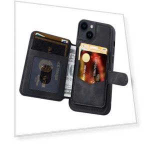 RFID Blocking Phone Case with Wallet Kickstand — Bumpers, Smartwatch 2025