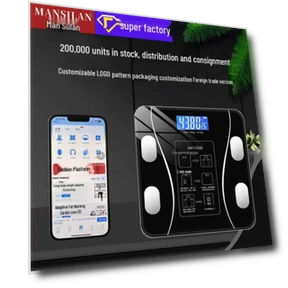 Smart Bluetooth Body Fat and Weight Scale — Body Composition Analysis, Deals Supermarket