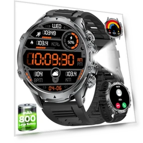 Smart Watch with LED Flashlight and Health Monitoring — Smartwatches, LIGE