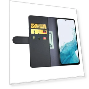 Split Leather Phone Cover with Wallet Stand — Phone Accessories, Smartwatch 2025