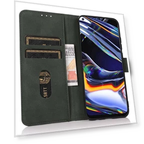 Texture PU Leather Folding Stand Phone Cover — Phone Accessories, Smartwatch 2025