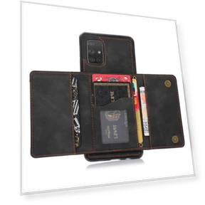 Tri-fold Wallet Anti-scratch Phone Case — Flip Cases, Smartwatch 2025