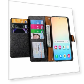 Wallet Case RFID Blocking Leather Phone Cover — Passport Wallets, Smartwatch 2025