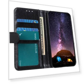Wallet Stand Magnetic Clasp PU Leather Flip Phone Case — Flip Cases, Smartwatch 2025