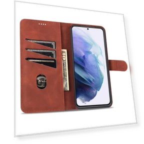 Anti-scratch PU Leather Magnetic Flip Cover Stand Wallet Drop Protection Phone Case — Flip Cases, Smartwatch 2025