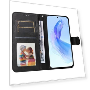 Calf Texture Anti-scratch PU Leather Wallet Stand Case with Strap — Basic Cases, Smartwatch 2025