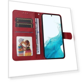 Calf Texture Shockproof PU Leather Case with Magnetic Clasp and Wallet Stand — Bumpers, Smartwatch 2025