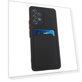 Card Holder Slot Soft TPU Shockproof Anti-Scratch Case with Camera Lens Protection — Screen Protectors, Smartwatch 2025