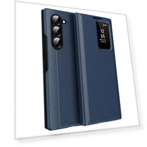 Case with Card Holder Smart View Window — Phone Accessories, Samrtwatch Bands Straps