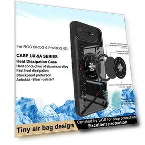 Clear PC+TPU Heat Dissipation Phone Shell — Screen Protectors, Smartwatch 2025