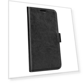 Crazy Horse Texture Folio Flip Leather Cover Wallet Stand Phone Case — Flip Cases, Smartwatch 2025