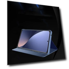 Flip Mirror Cover Smart View Window Foldable Stand Protective Case — Screen Protectors, Smartwatch 2025