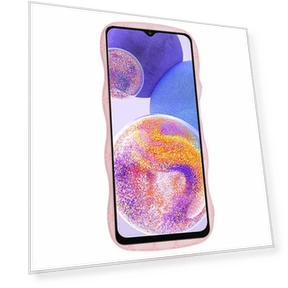 Glitter Stars TPU Phone Cover with Wavy Edge — Phone Accessories, Smartwatch 2025