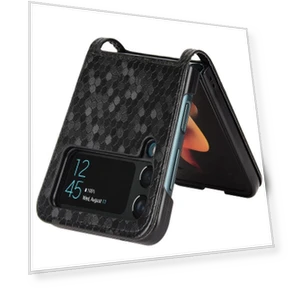 Imprinted Dot Pattern PU Leather Drop-proof Case with Card Slot — Bumpers, Smartwatch 2025