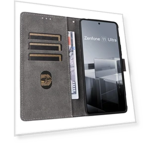 Leather Case with Strap and RFID Blocking Wallet — Basic Cases, Smartwatch 2025