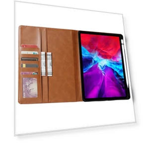 Leather Tablet Cover with Card Slot — Keyboard Cases, Smartwatch 2025