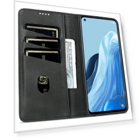 Magnetic Auto Closing PU Leather Viewing Stand Flip Cover Wallet Phone Case — Flip Cases, Smartwatch 2025