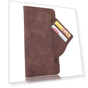 PU Leather Card Holder Stand Shockproof TPU Interior Case — Flip Cases, Smartwatch 2025