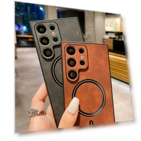 PU Leather Coated PC+TPU Phone Cover — Phone Accessories, Smartwatch 2025