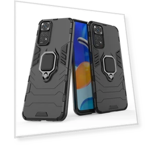 Ring Kickstand Hard PC+Soft TPU Anti-fall Protective Case — Basic Cases, Smartwatch 2025